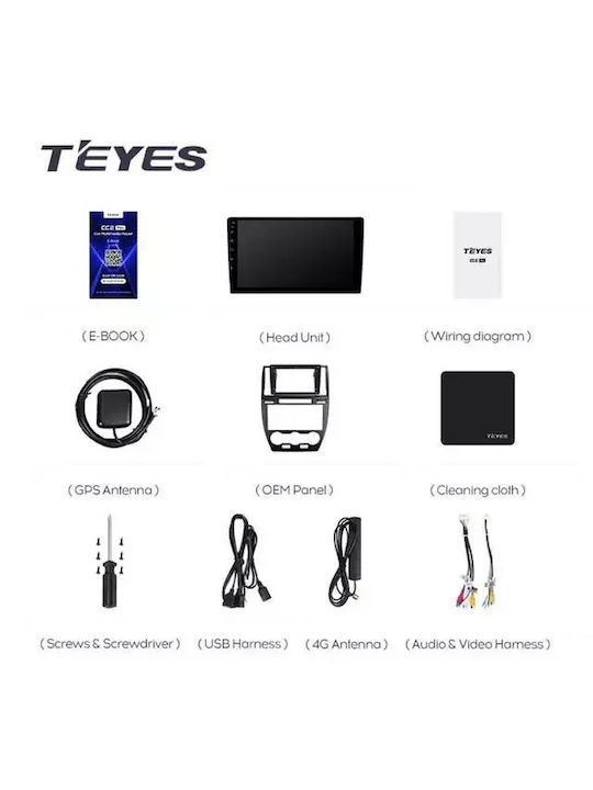 Teyes Cc3 2k Auto-Navigation Land Rover Freelander 2 2006-2012 4+32GB 9,5" QLED Octa-Core 2GHz Android 4G Bluetooth 5.1 DSP