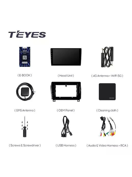 Navigație Auto Teyes Cc3 360° Toyota Tundra Xk50 2007-2013 6+128gb 10.2" Qled Octa-core 1.8ghz Android 4g Bluetooth 5.1 Dsp