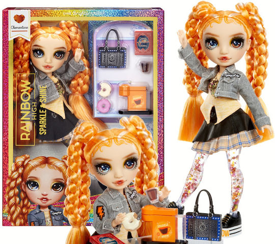 Mga Rainbow Highsparkle & Shine Fashion Dolls Clementine Orange