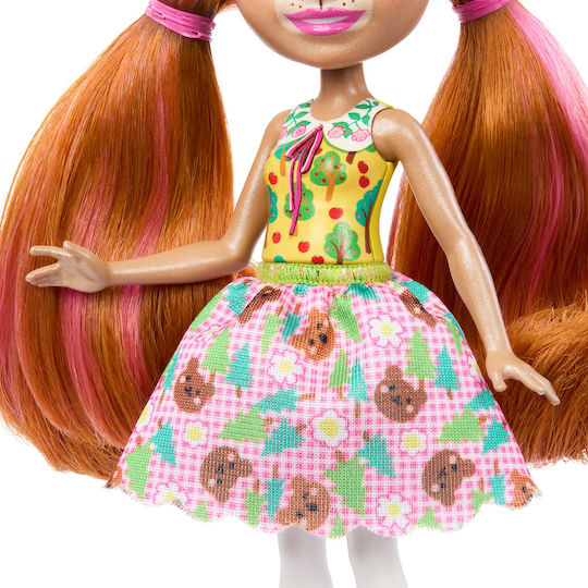 Mattel Кукла & Животинче Приятелче Кукла Пътека на мечката Билокси за 4+ години+ години 10см.