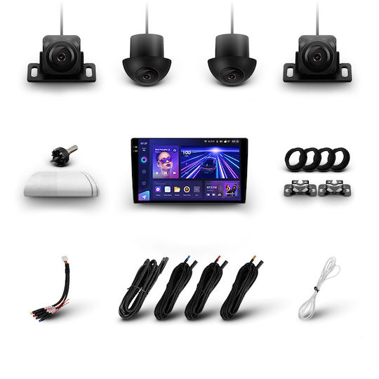 Teyes Sistem Audio Auto 2DIN (Bluetooth/USB/WiFi/GPS/Apple-Carplay/Android-Auto) cu Ecran Tactil 9.5"