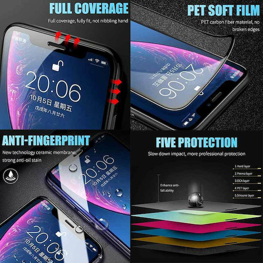5D Full Glue Full Face Tempered Glass Μαύρο (Galaxy A32 5G)