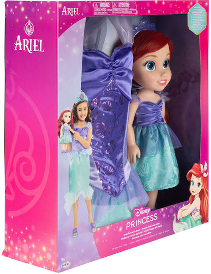 Jakks Pacific The Little Mermaid Ariel Puppe für 3++ Jahre 38cm.