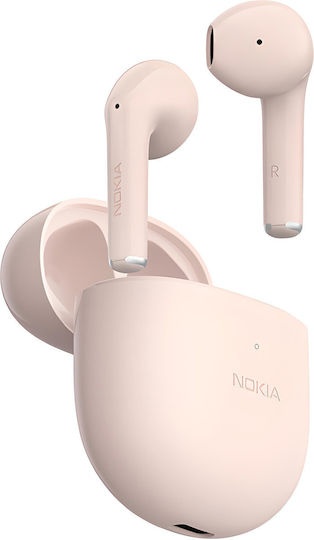 Nokia E3110 Earbud Bluetooth Handsfree Căști cu Rezistență la Transpirație și Carcasă de Încărcare Roz