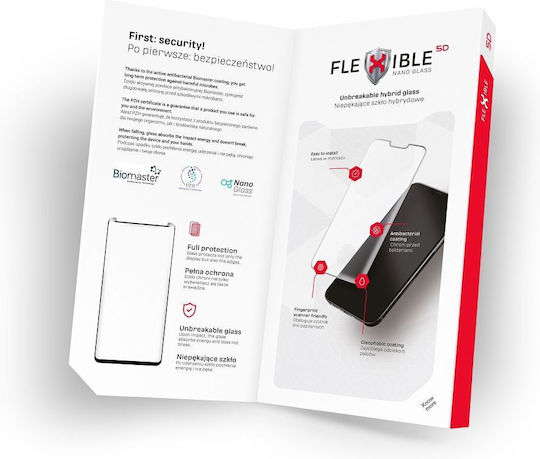 Forcell Flexible Nano 5D Tempered Glass Black (iPhone 12 / 12 Pro)