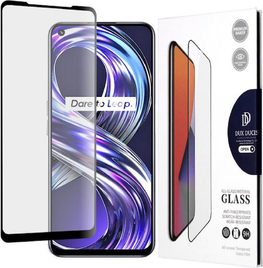Dux Ducis 9D Full Face Tempered Glass Μαύρο (Realme 8i)