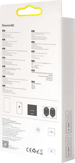 Baseus Porcelain 0.3mm Vollflächig gehärtetes Glas 2Stück Schwarz (iPhone 13 Pro Max) SGQP030201