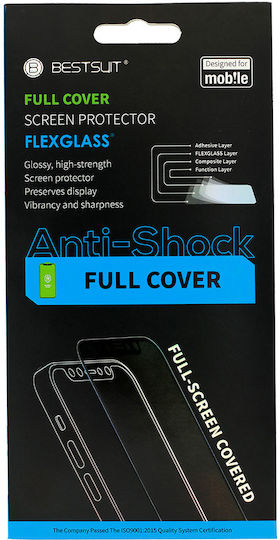 Bestsuit Nano Flexible 5D Full Glue Full Face Tempered Glass Μαύρο (iPhone 11)