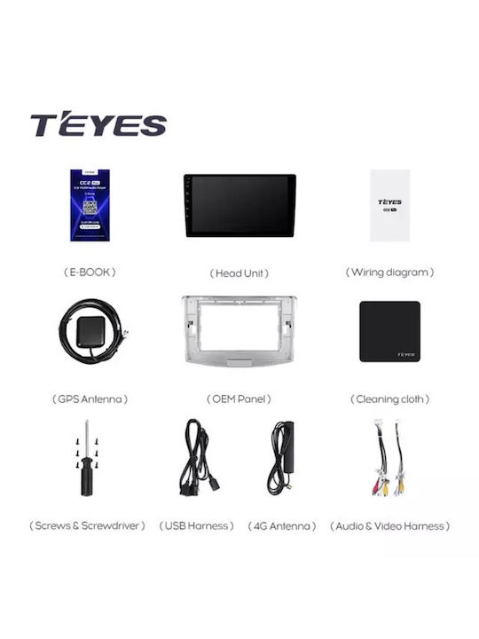 Navigație Auto Teyes Cc3 360° Volkswagen Passat Cc 2008-2016 6+128gb 10.2" Qled Octa-core 1.8ghz Android 4g Bluetooth 5.1 Dsp