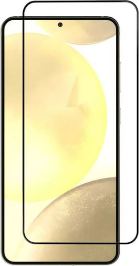 5D Vollkleber Vollflächig gehärtetes Glas Schwarz (Galaxy S24 FE)