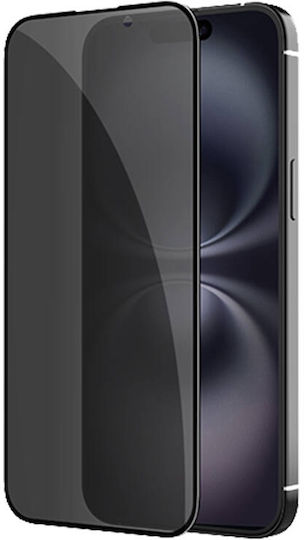 Nillkin Guardian 2.5D 0.25mm Privatsphäre Gehärtetes Glas Schwarz (iPhone 16)