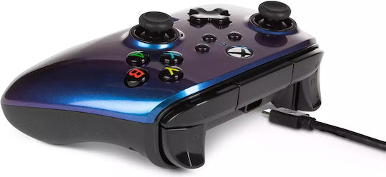 PowerA Enhanced Nebula V2 Cu fir Gamepad pentru PC / Xbox One / Xbox Series Albastru