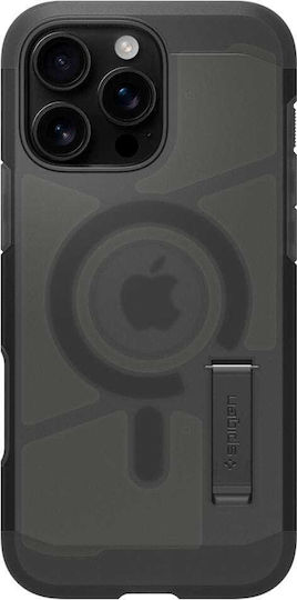 Spigen Tough Armor T MagSafe Back Cover Σιλικόνης / Πλαστικό Μαύρο (iPhone 16 Pro)