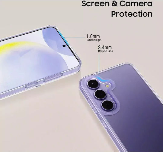 Tech-Protect Flexair Hybrid Back Cover Plastic / Silicone Transparent (Galaxy A36)