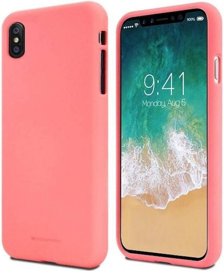 Mercury Soft Feeling Back Cover Σιλικόνης Ροζ (Galaxy A41)