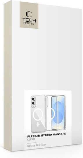 Tech-Protect Flexair Hybrid Umschlag Rückseite Silikon / Kunststoff Transparent (Galaxy S25 Edge)