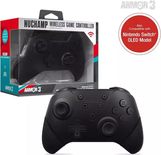 Hyperkin Nuchamp Armor 3 Ασύρματο Gamepad για Switch Μαύρο