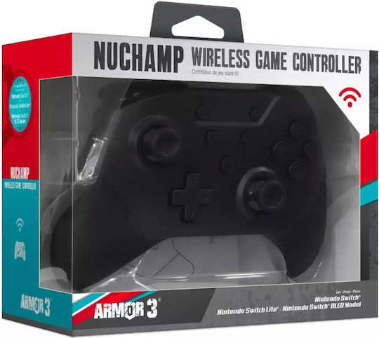 Hyperkin Nuchamp Armor 3 Ασύρματο Gamepad για Switch Μαύρο