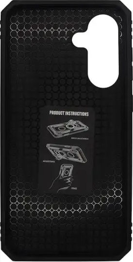 Vivid Ring Rugged Armor Back Cover Πλαστικό Μπλε (Galaxy A36)