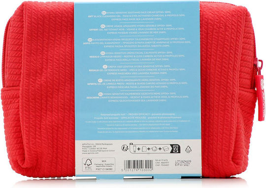 Apivita Bee Sun Safe Set with Face Sunscreen & Toiletry Bag SPF50 5pcs