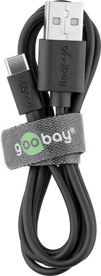 Goobay Charger with USB-A Port and Cable USB-C 5W Blacks (45298)