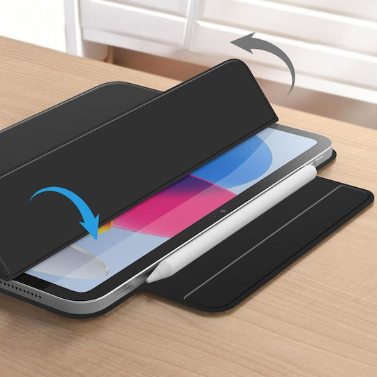 Tech-Protect Smartcase Флип капак Черен (iPad 10.9" (2022), iPad 11" (2025))