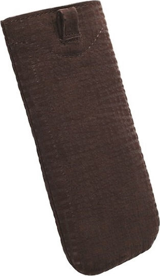 Krusell Visby Mobile Pouch Brown (Universal)
