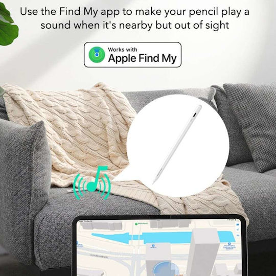 ESR Geo Digital Touch Stylus for iPad in White color