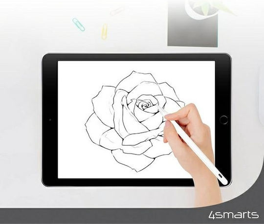 4Smarts 540565 Ψηφιακή Γραφίδα Αφής για Apple iPad/ iPad Pro σε Λευκό χρώμα 540565