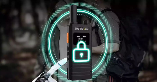 Πομποδεκτης Retevis B63s Pmr16 + 2x G-hook Earpiece C9250a Transparent
