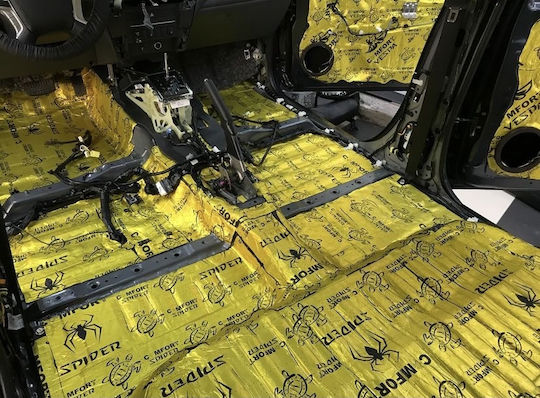 Comfort Mat Mat Spider Auto-Schallisolierung 3.5mm 10τμχ