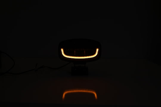 Rectangleς Headlights Car LED 10 - 30V 60W 24.7cm with White Lighting 1pcs