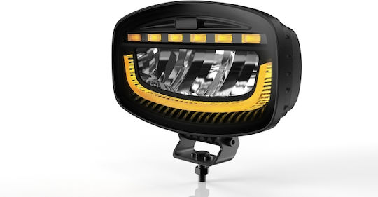 Rectangleς Headlights Car LED 10 - 30V 60W 24.7cm with White Lighting 1pcs