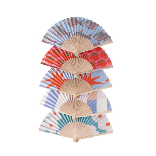 Helio Ferretti Carnival Fan Polychrome Pisces 1pcs 122660