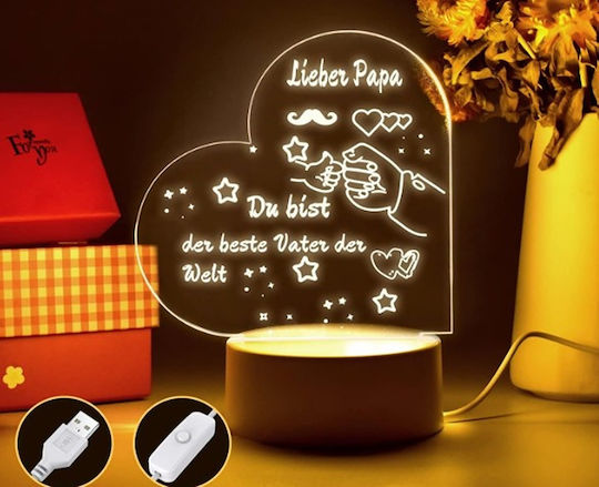 Lustră Decorativă Iluzie 3D Transparent
