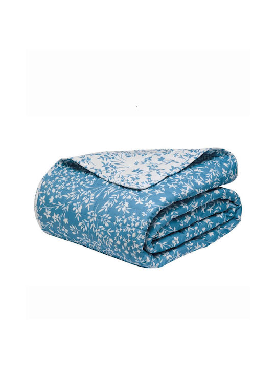 Kentia Dalida Coverlet Queen Size from Polyester 01 Blue 240x220cm