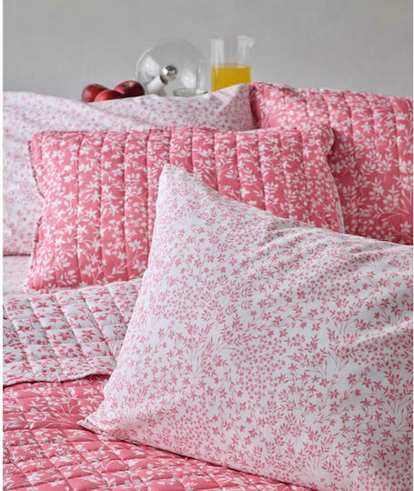Kentia Dalida Σετ Κουβερλί King Size από Πολυεστέρα 20 Dusty Pink 260x240cm