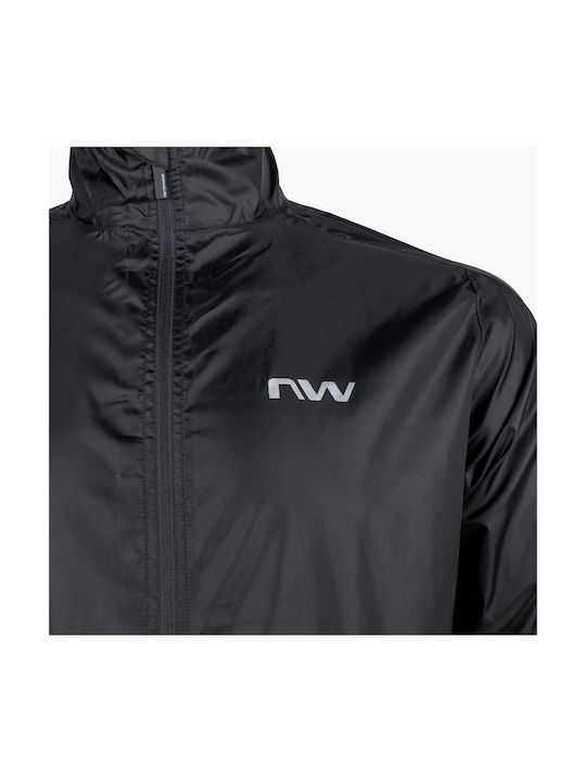 Vortex 2 Men's Cycling Windbreaker Jacket Long Sleeve Black