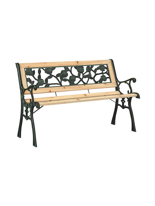 Παγκάκι Εξωτερικού Χώρου Ξύλινο 52.5x115.5x73cm