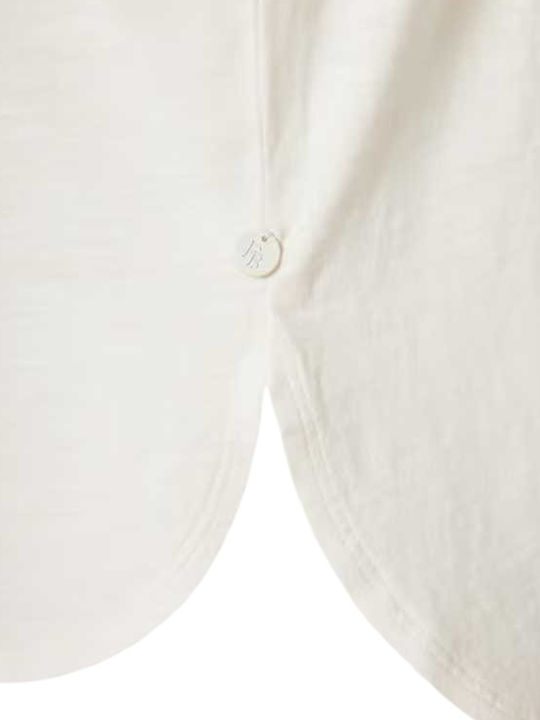 Γυναικεία Μπλούζα Βαμβακερή Αμάνικη Off White
