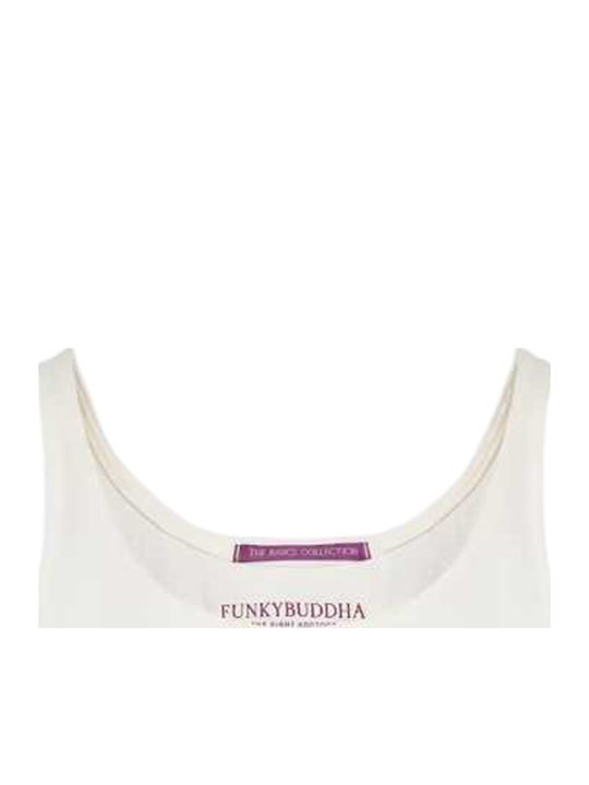 Γυναικεία Μπλούζα Βαμβακερή Αμάνικη Off White