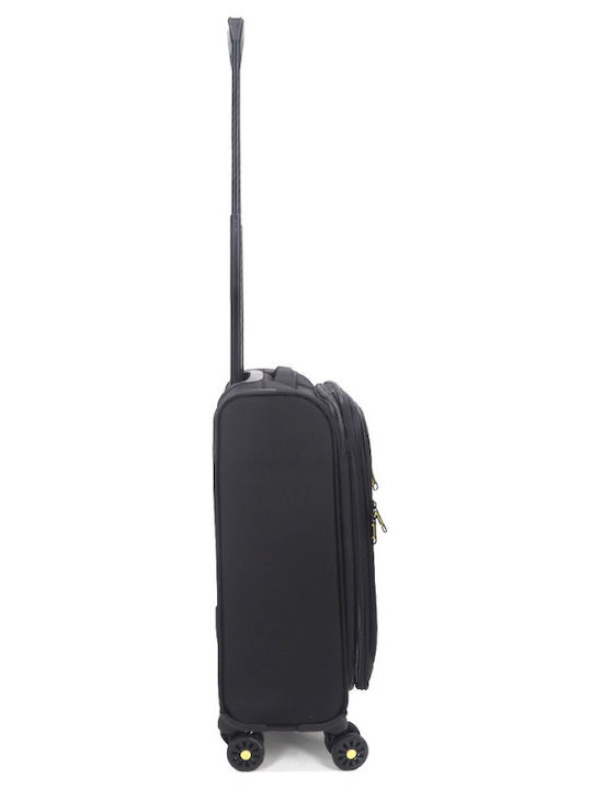 WORLDLINE Kabinenreisekoffer Black mit 4 Räder Höhe 55cm