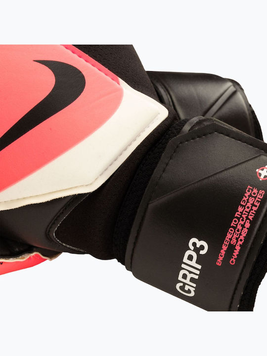 Nike Grip 3 Голмански ръкавици за Възрастни Розов