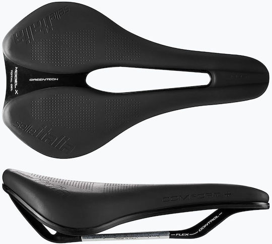 Selle Italia Model-x Comfort Plus Black Bicycle Saddle MTB