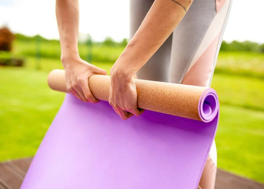 Master Στρώμα Γυμναστικής Pilates Πορτοκαλί (183x61cm)