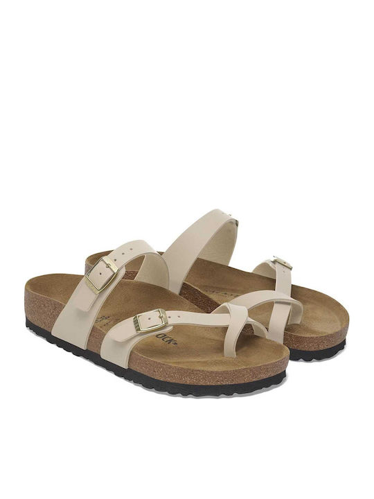 Mayari Bf Γυναικεία Σανδάλια Μπεζ Regular Fit