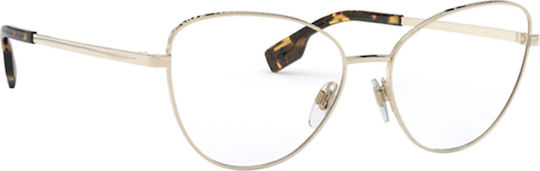 Burberry Metal Eyeglass Frame Silver BE1341 1109