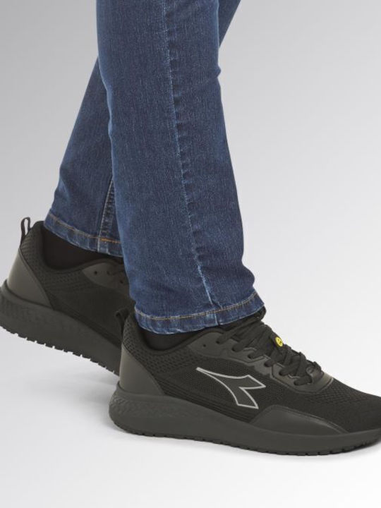 Diadora Αντιολισθητικά Sneakers Μαύρα Crew Evo O1 Sr Esd Black 182046 Diadora Αντιολισθητικά Sneakers Μαύρα Crew Evo O1 Sr Esd Black 182046