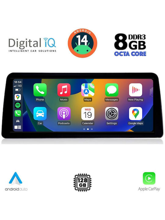 Digital IQ Car Audio System for BMW X3 (F25) 2011-2013 (Bluetooth/USB/WiFi/GPS/Apple-Carplay/Android-Auto) with Touch Screen 12.3"
