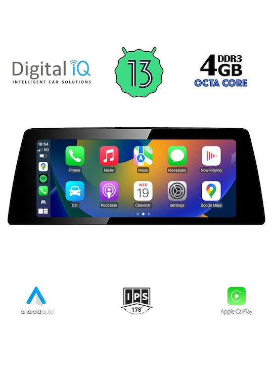 Digital IQ Car Audio System for BMW X3 (F25) 2011-2013 (Bluetooth/USB/WiFi/GPS/Apple-Carplay/Android-Auto) with Touch Screen 10.25"